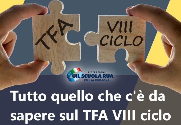 TFA VIII CICLO – Il webinar della UIL Scuola Emilia Romagna