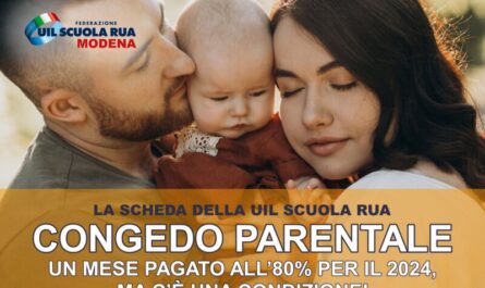 CONGEDO PARENTALE 80% - UIL SCUOLA RUA MODENA