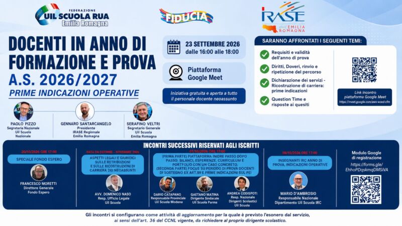 DOCENTI IN ANNO DI FORMAZIONE E PROVA – A.S. 2026/2027 | Prime indicazioni operative